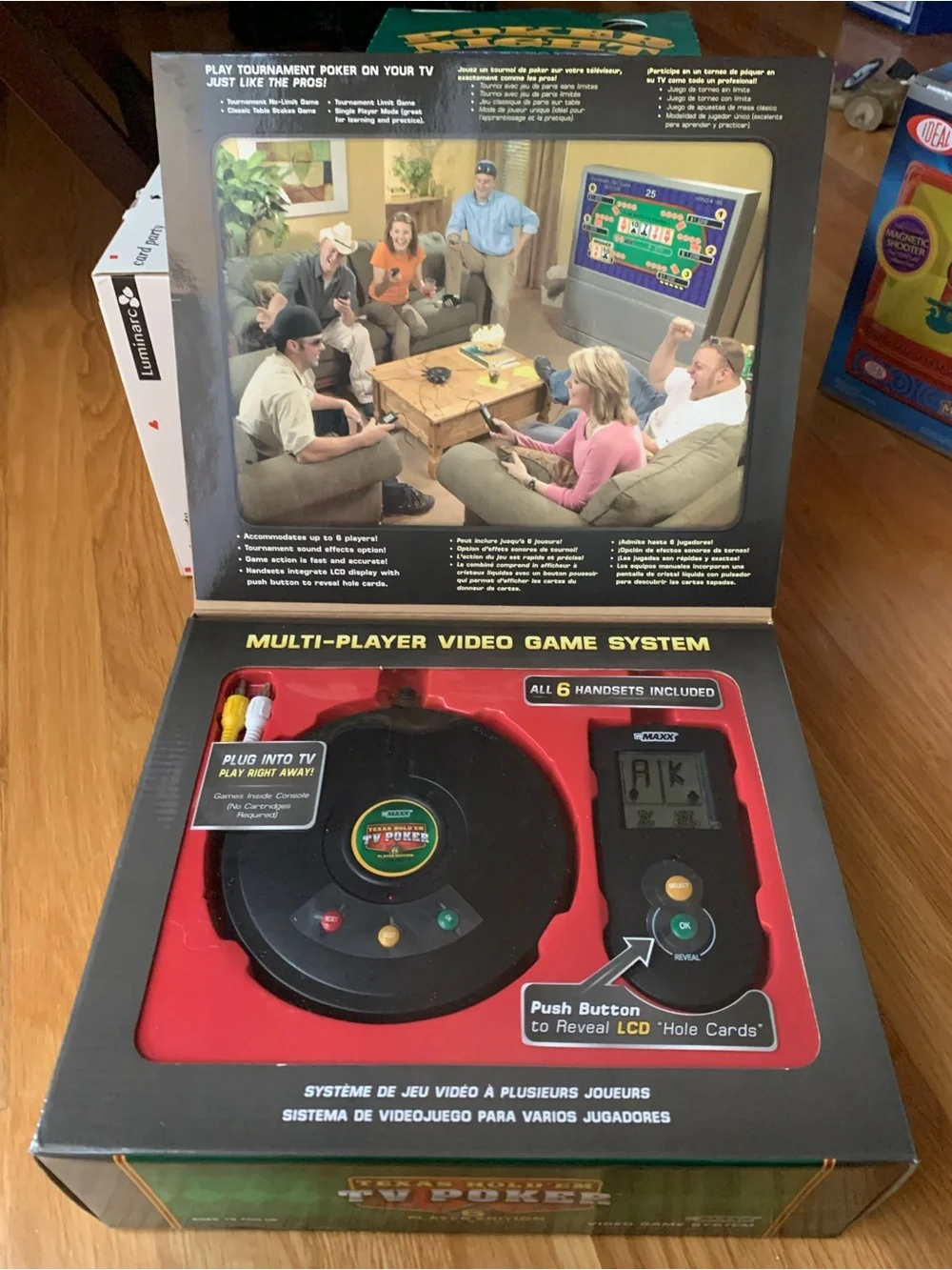 Texas Hold 'Em TV Poker 6-Player Edition Console Game - Green